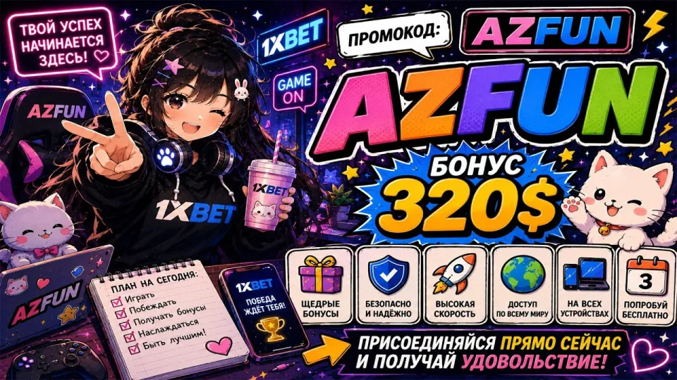 2026-yilda Oʻzbekiston uchun 1xbet VIP promo kodi AZFUN orqali bonusni qanday olish mumkin
